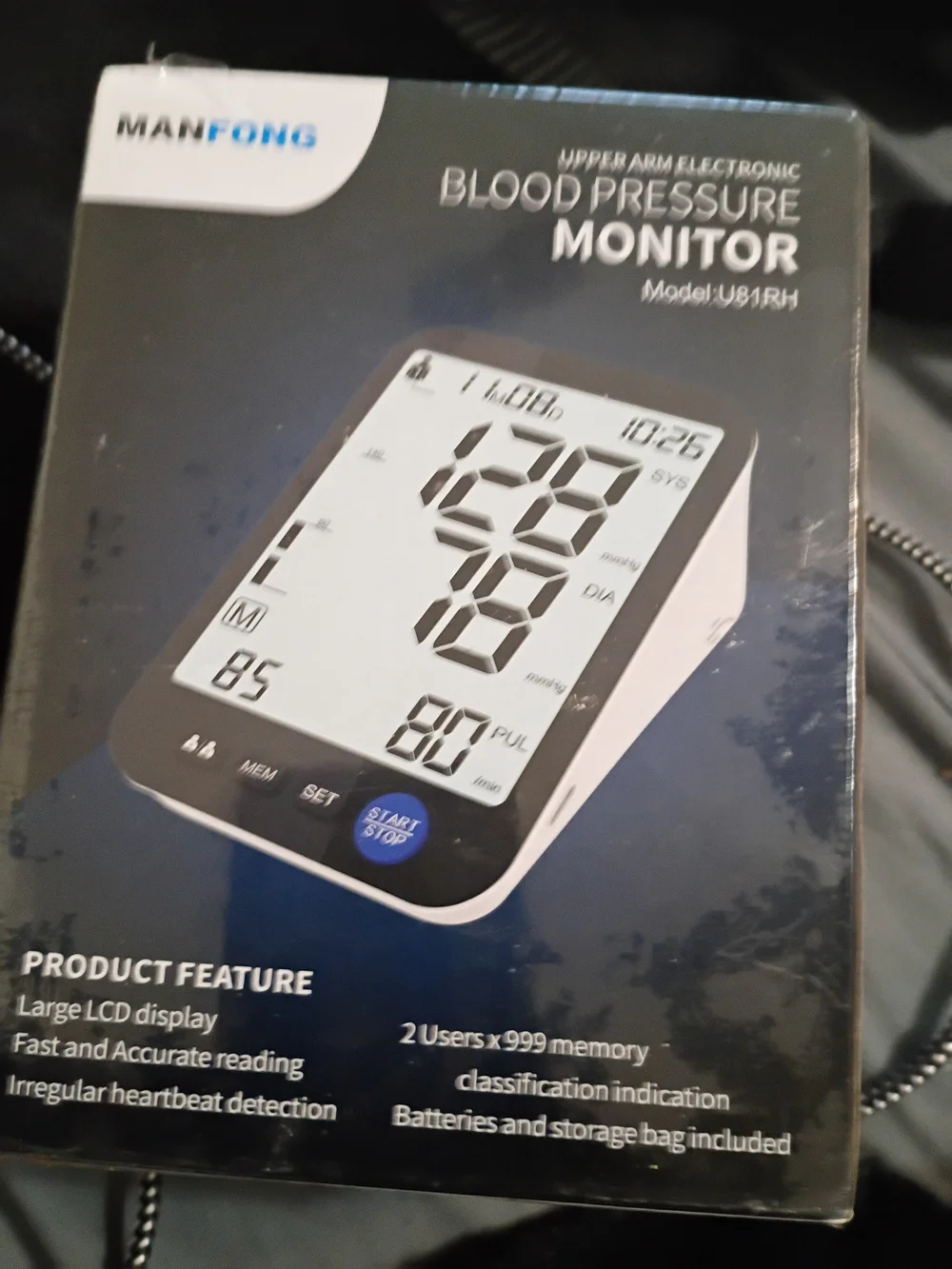 Wearable Blood Pressure Cuff Packaging